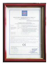 CE Certificate NO.: TW.CE.0057.02-01/10